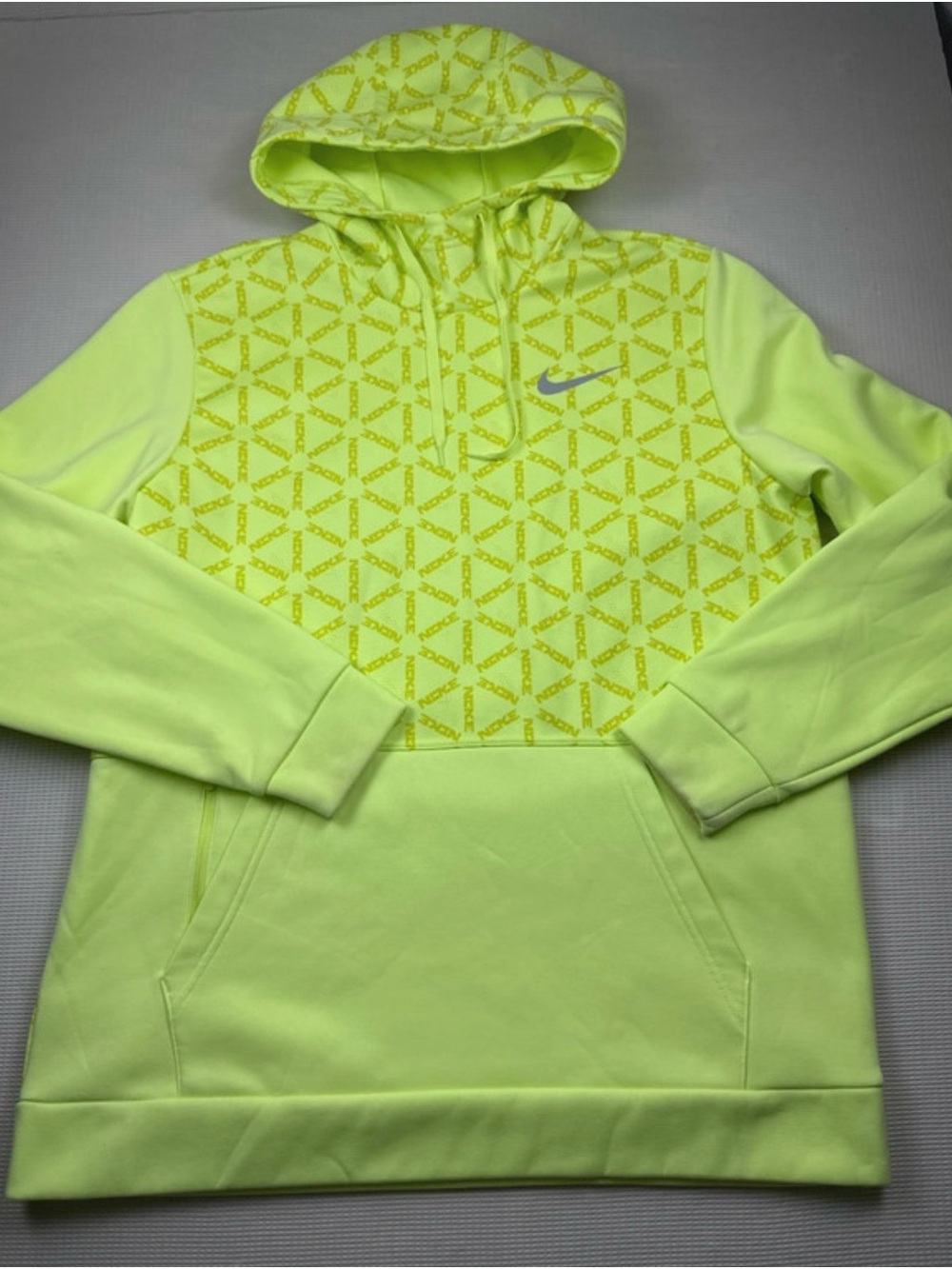 Men’s neon green Nike hoodie